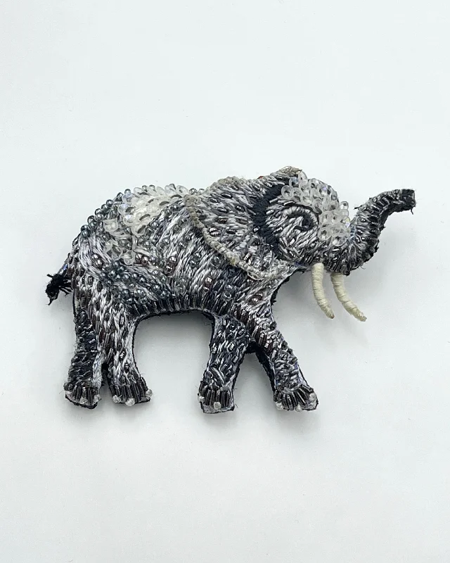 African Forest Elephant Brooch