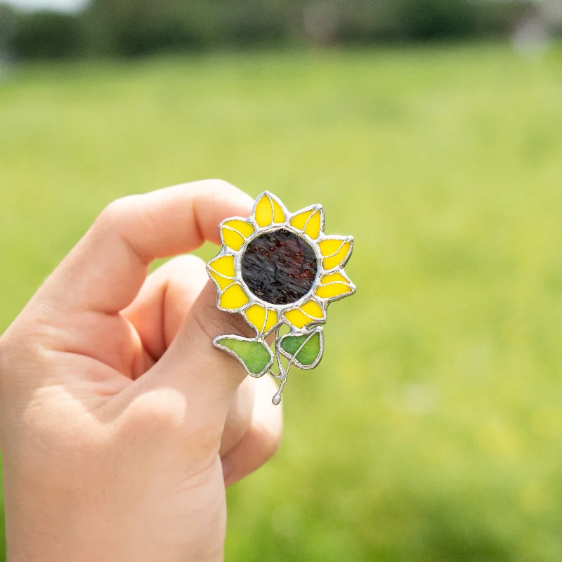 Sunflower Brooch