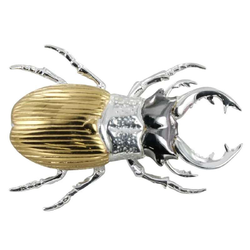 Stag Beetle Brooch