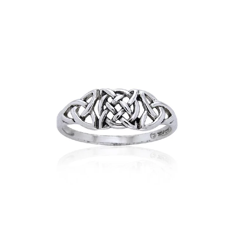 Celtic Knotwork Silver Ring TR1753