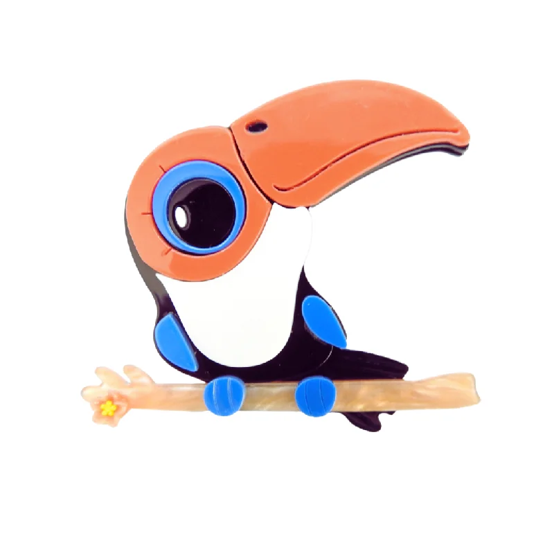 Toucan Parrot Brooch