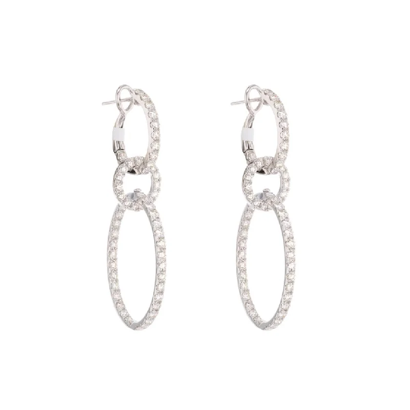 2.52 ctw Diamond Inside-Out Drop Earrings