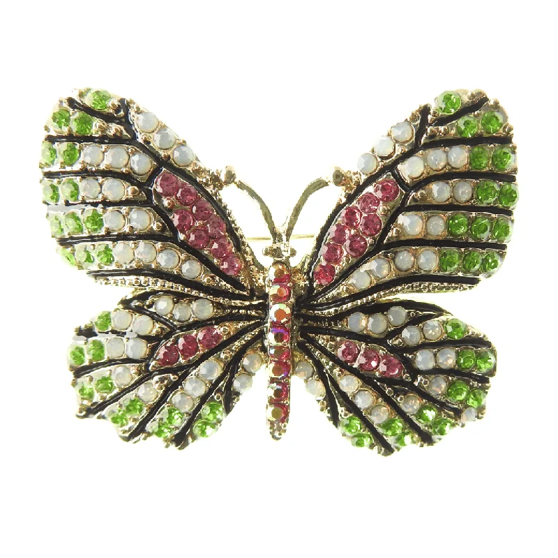 Butterfly brooch pin