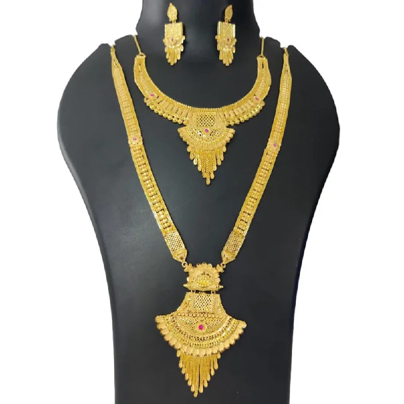 Pari Art Jewellery Forming Double Necklace Set