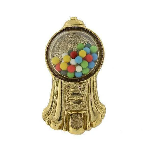 1928 Jewelry Vintage Gumball Machine Brooch