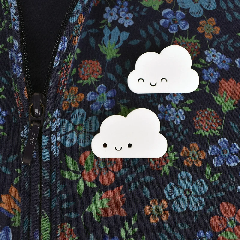 Happy Clouds Kawaii Acrylic Brooches