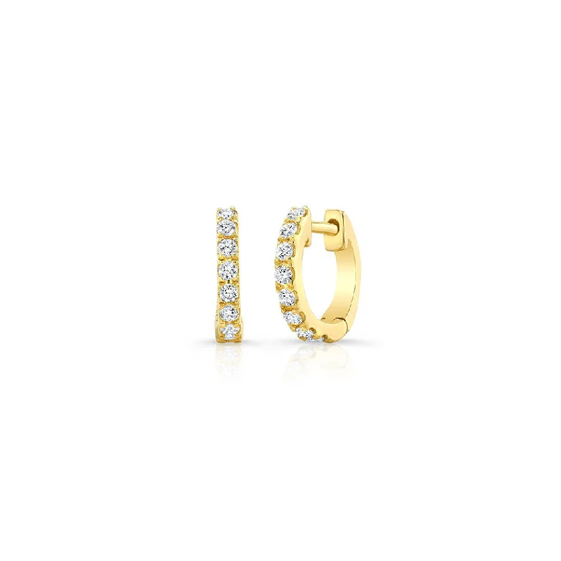 0.30 ctw Diamond Huggie Earrings