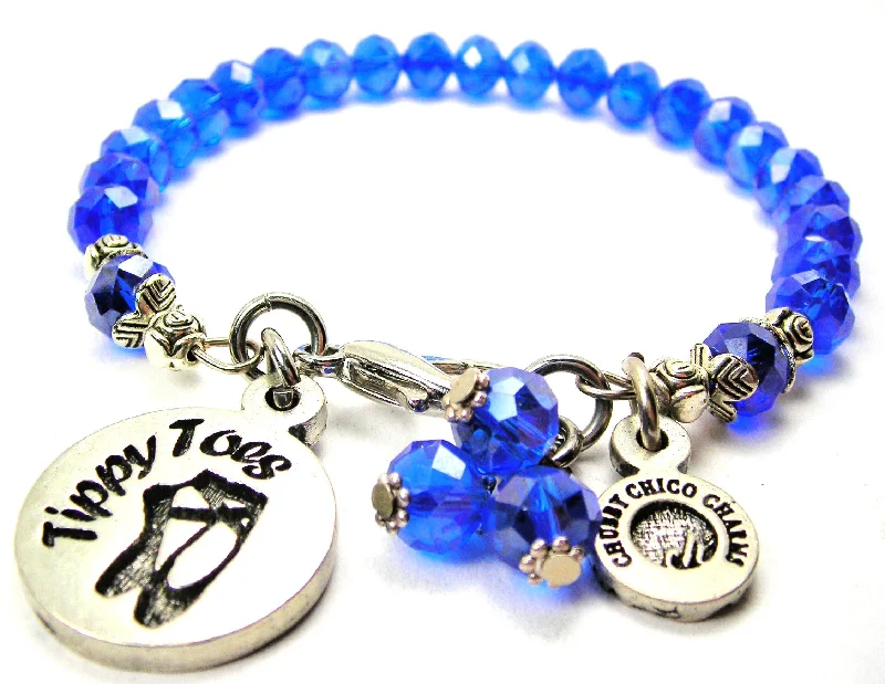 Tippy Toes Splash Of Color Crystal Bracelet