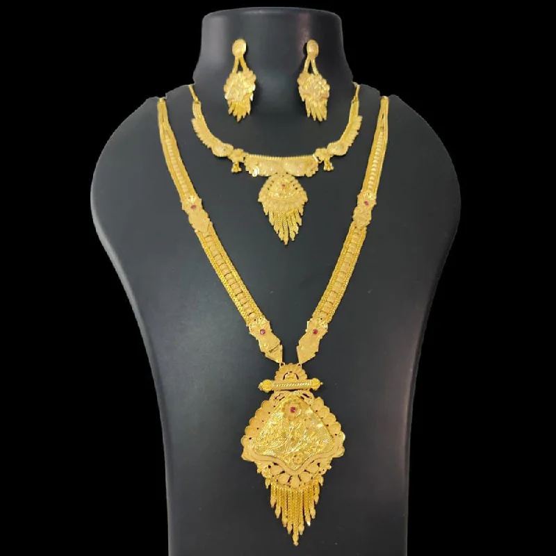 Pari Art Jewellery Forming Double Necklace Set