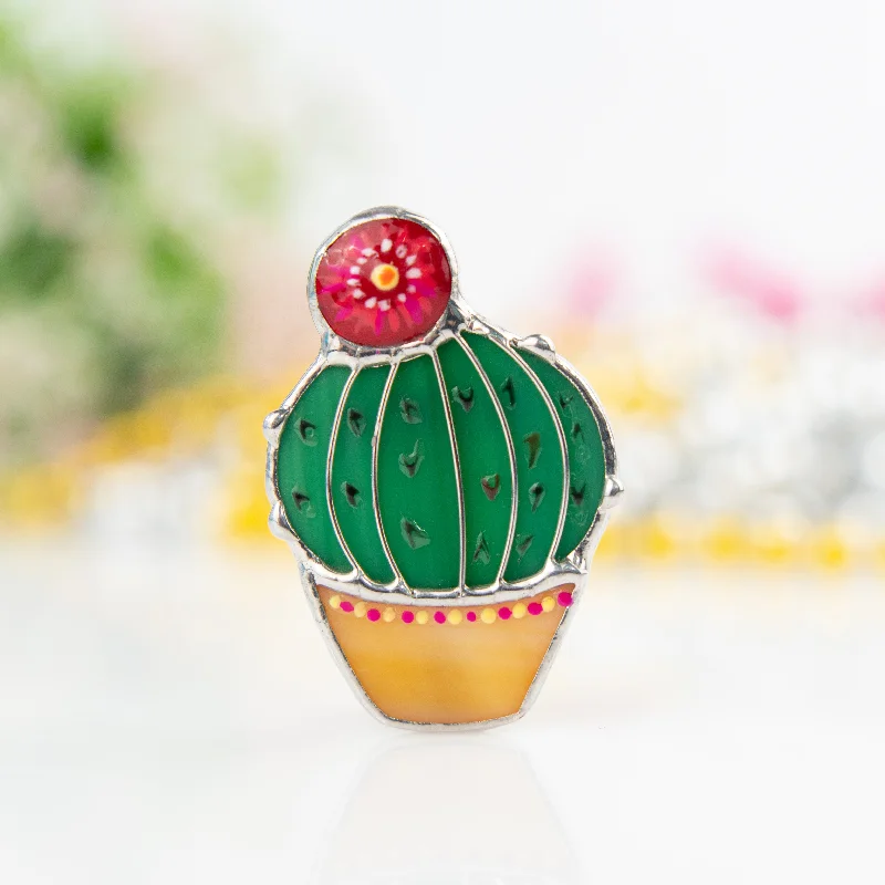 Cactus Brooch