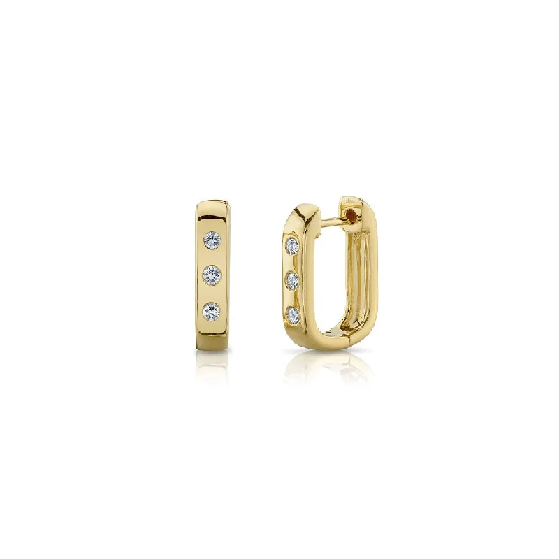 0.15 ctw Diamond Huggie Earrings