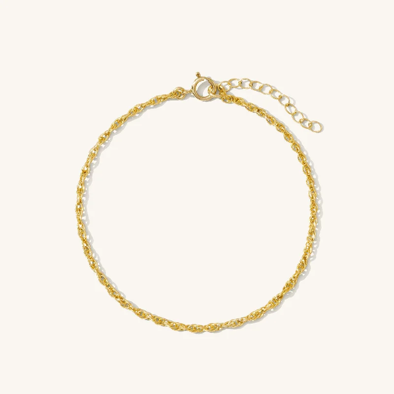 Dainty Rope Bracelet