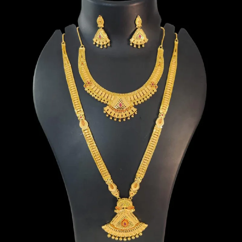 Pari Art Jewellery Forming Double Necklace Set