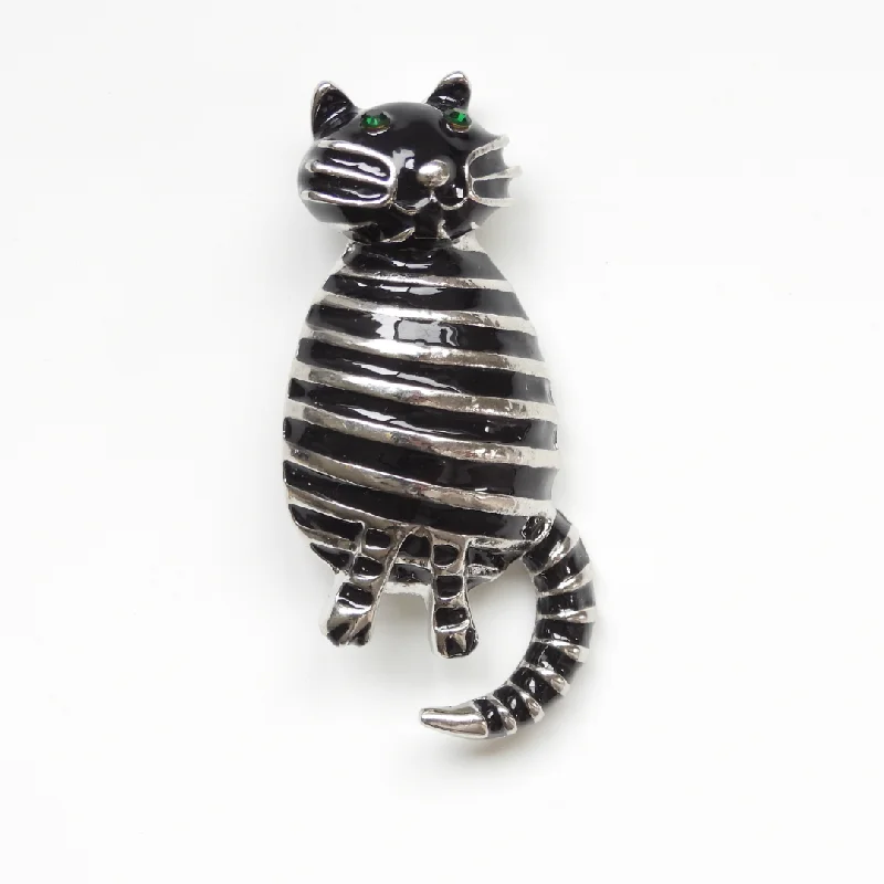 Cat Brooch Silver