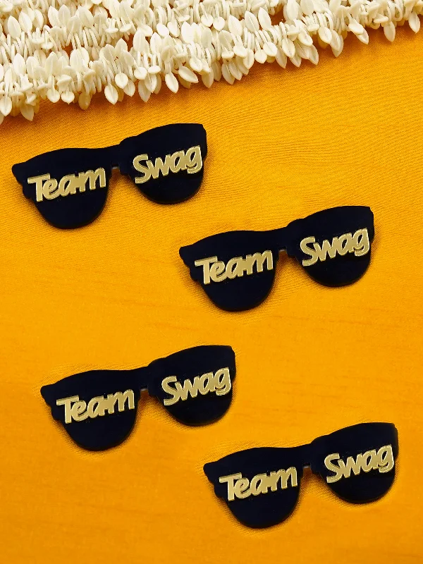 Team Swag Brooch Set of 4