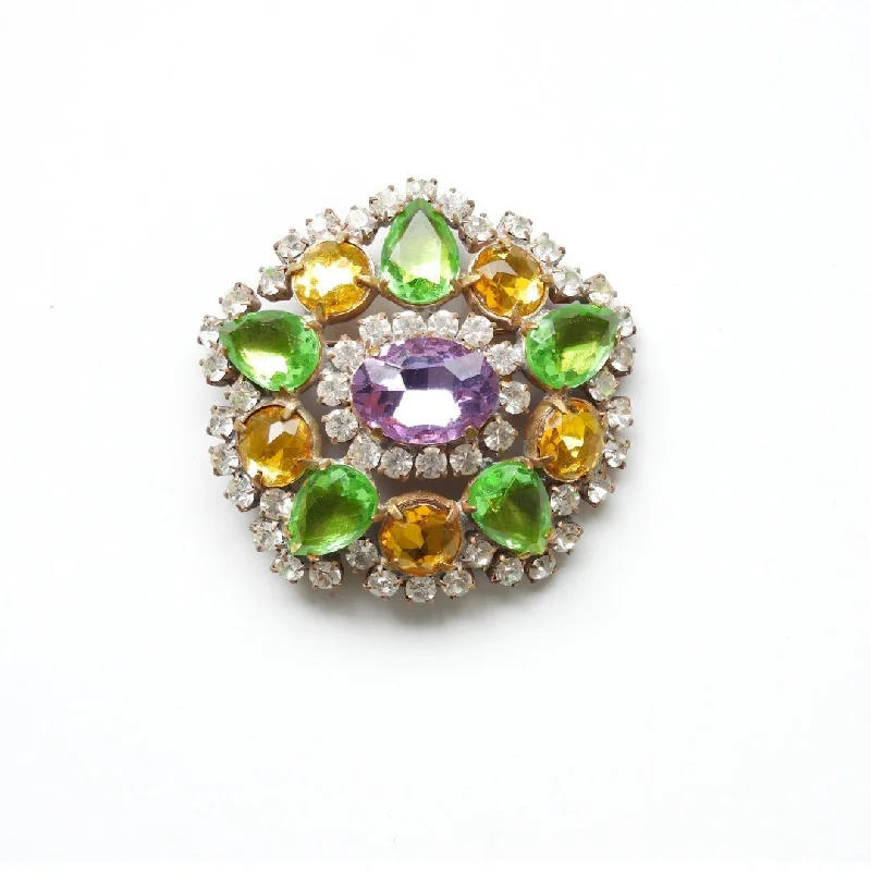 Beautiful Czech glass brooch