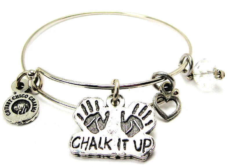 Chalk It Up Bangle Bracelet