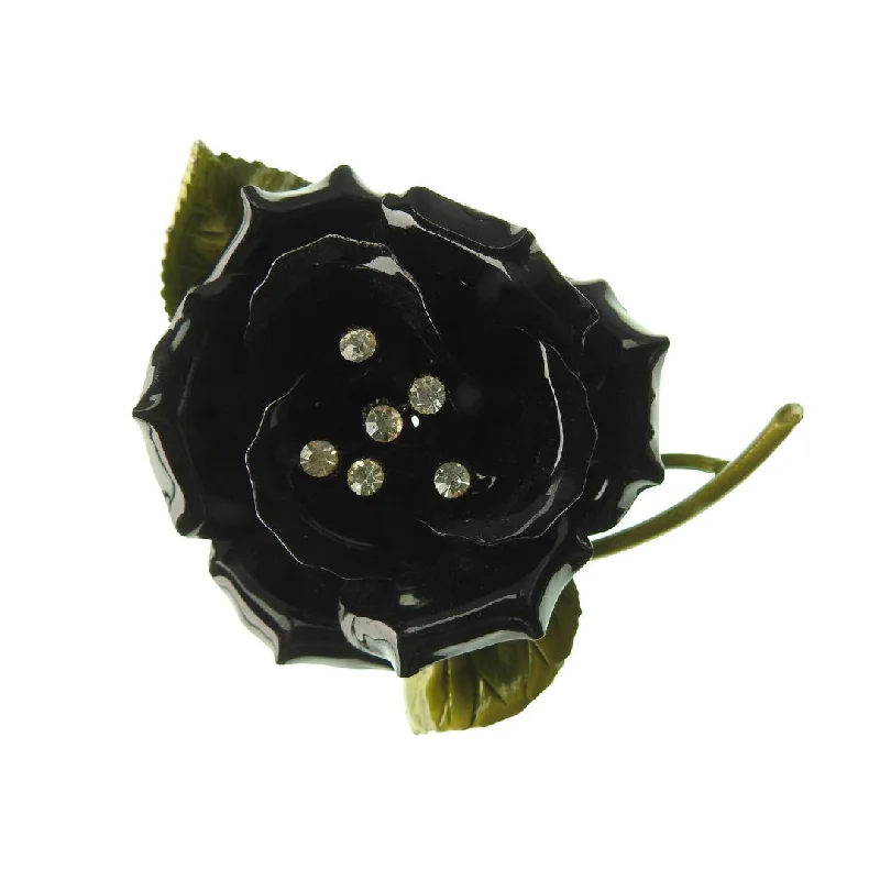 Antique rose brooch