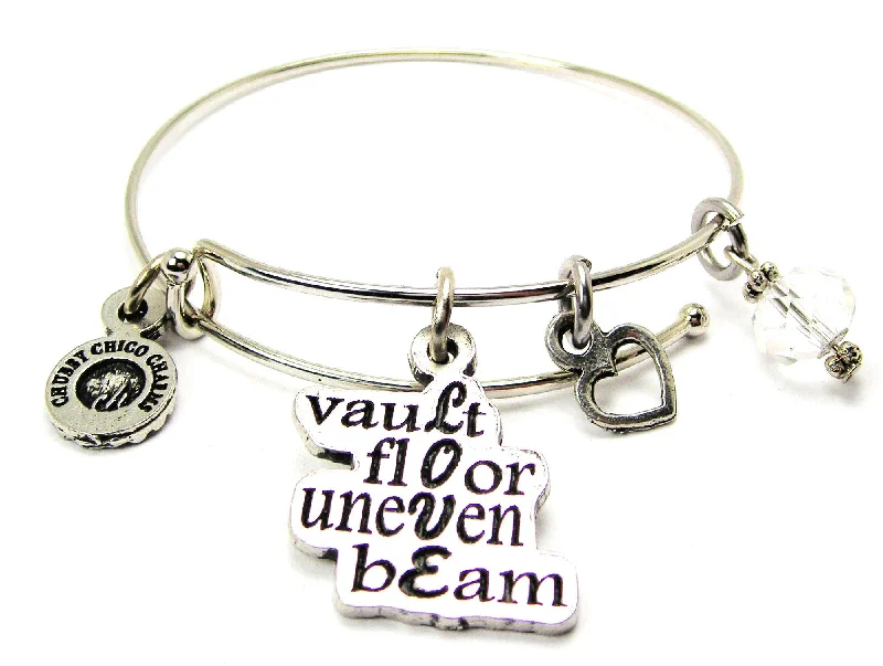 Love - Vault Floor Uneven Beam Bangle Bracelet