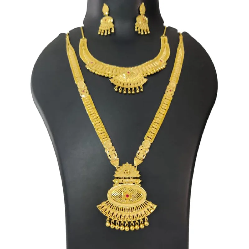 Pari Art Jewellery Forming Double Necklace Set