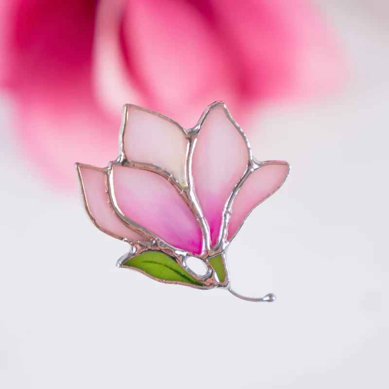 Magnolia Flower Brooch