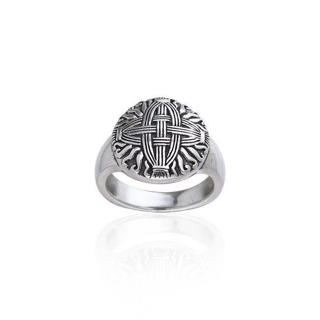 Celtic Cross of St. Brigid Ring TRI241