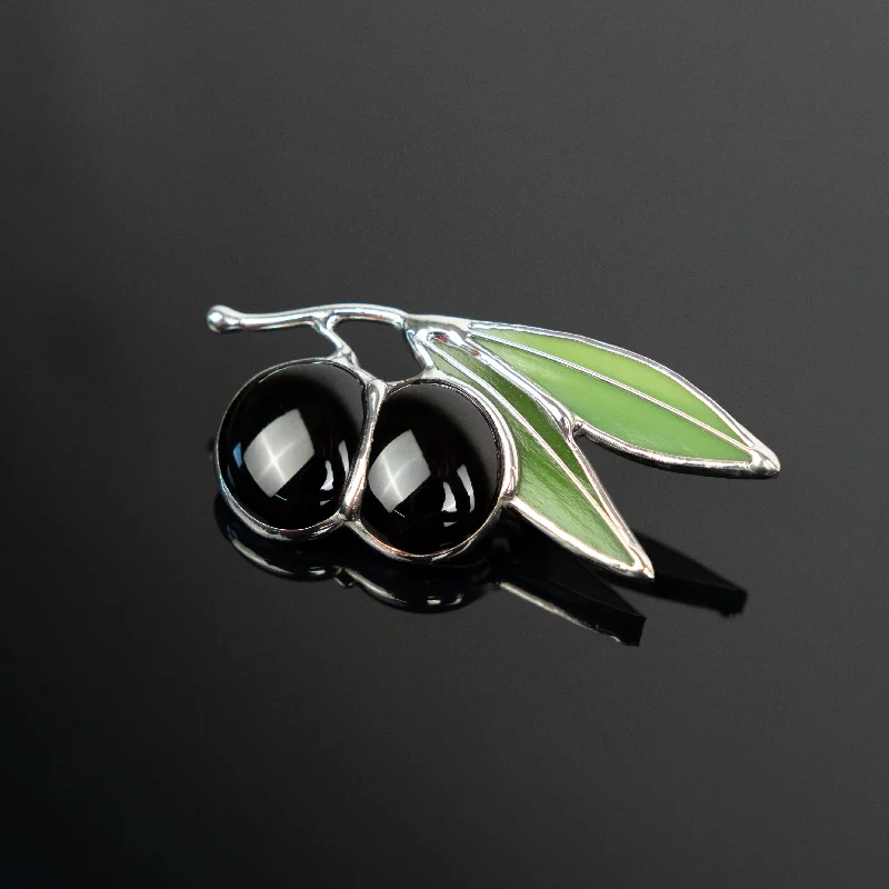 Olives Brooch