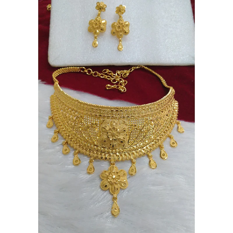 Pari Art Jewellery Forming  Choker Necklace Set